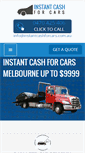 Mobile Screenshot of instantcashforcars.com.au